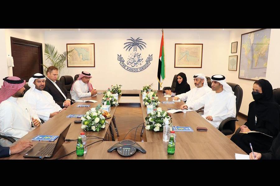 Ο HE Thani Bin Ahmed Al Zeyoudi επισκέπτεται το κεντρικό γραφείο του The Kano...